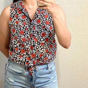 Banana Republic flower print to p